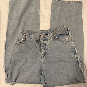 SER.O.YA Light Blue Straight Leg Jeans